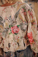 Magnolia Pearl Floral Applique Monique Jacket