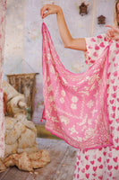 Magnolia Pearl Embroidered Drori Tassel Scarf