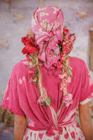Magnolia Pearl Embroidered Drori Tassel Scarf