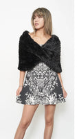 Furious Fur Faux Bunny Wrap