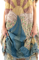 Magnolia Pearl Applique Artist Smock Dress
