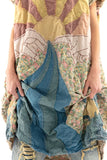 Magnolia Pearl Applique Artist Smock Dress