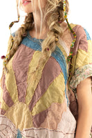 Magnolia Pearl Applique Artist Smock Dress