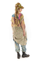 Magnolia Pearl Applique Artist Smock Dress