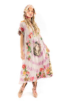 Magnolia Pearl Tie Dye Applique T Dress
