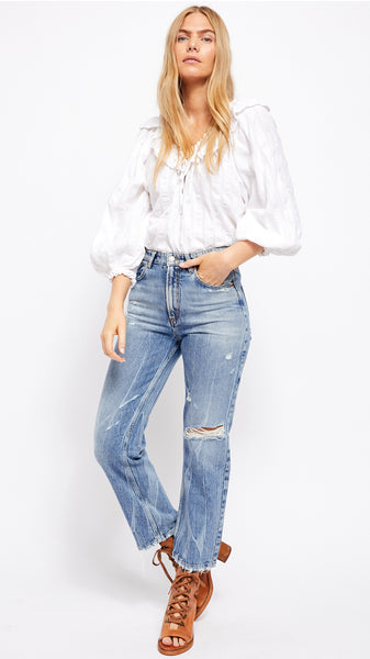 Free People DAKOTA STRAIGHT LEG JEAN