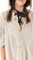 Magnolia Pearl Tora Shirt Dress Distressing Fading