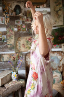 Magnolia Pearl Tie Dye Applique T Dress