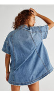 Free People Elliot Denim Tunic