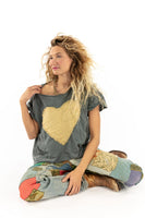 Magnolia Pearl Heart Applique T