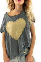 Magnolia Pearl Heart Applique T
