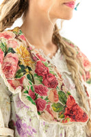 Magnolia Pearl Floral Applique Hannes Collar