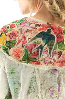 Magnolia Pearl Floral Applique Hannes Collar