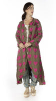 Magnolia Pearl Emery Coat Linen Heart Applique