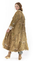 Magnolia Pearl Satin Embr OLeary Coat Distressing Fading