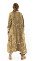 Magnolia Pearl Satin Embr OLeary Coat Distressing Fading