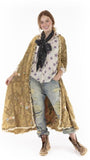 Magnolia Pearl Satin Embr OLeary Coat Distressing Fading