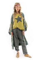 Magnolia Pearl Denim Dragon Daiji Kimono