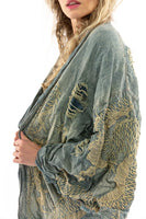 Magnolia Pearl Denim Dragon Daiji Kimono