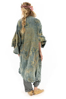 Magnolia Pearl Denim Dragon Daiji Kimono