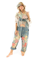 Magnolia Pearl Love Applique Overalls