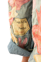 Magnolia Pearl Love Applique Overalls