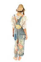 Magnolia Pearl Love Applique Overalls