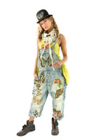 Magnolia Pearl Butterfly Applique Overalls