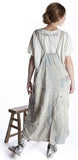 Magnolia Pearl Union Denim Sanforized Overall DRESS with Hand Distressing Fading