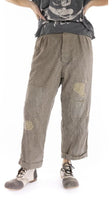 Magnolia Pearl Hand Loom Charmie Trouser Hand Aging Patching Distressing