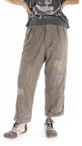 Magnolia Pearl Hand Loom Charmie Trouser Hand Aging Patching Distressing