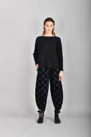 Mama B Pantalone Velluto Stampa N