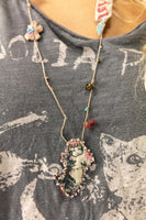 Magnolia Pearl Hand Knotted Cat Necklace