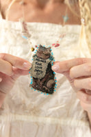Magnolia Pearl Hand Knotted Cat Necklace