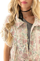 Magnolia Pearl Blockprint Tora Shirt