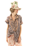 Magnolia Pearl Blockprint Tora Shirt