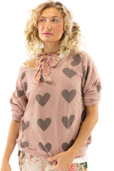 Magnolia Pearl Rory Heart SweatShirt