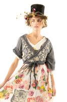 Magnolia Pearl Adelaide Embroidered Wrap Top