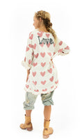 Magnolia Pearl Quilted Francis Patchwork Sweatshirt Hand Mending
