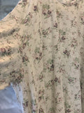 Magnolia Pearl Cotton Jrsy Oversize Floral Print Francis Pullover T Distressing and Fading