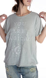 Magnolia Pearl Cotton Jersey You Are Magic T Boyfriend Cut
