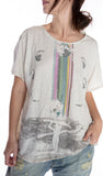 Magnolia Pearl Cotton Jersey Rainbow Surfer T Boyfriend Cut