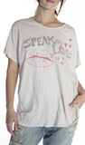 Magnolia Pearl Cotton Jersey Speak Love T Boyfriend Cut