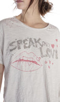 Magnolia Pearl Cotton Jersey Speak Love T Boyfriend Cut