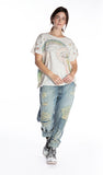 Magnolia Pearl Cotton Jersey Rainbow Vision T Boyfriend Cut