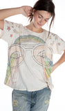 Magnolia Pearl Cotton Jersey Rainbow Vision T Boyfriend Cut