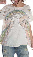 Magnolia Pearl Cotton Jersey Rainbow Vision T Boyfriend Cut