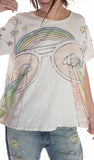Magnolia Pearl Cotton Jersey Rainbow Vision T Boyfriend Cut
